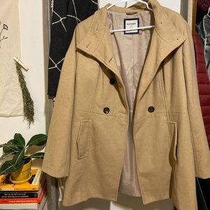 old navy wool blend coat